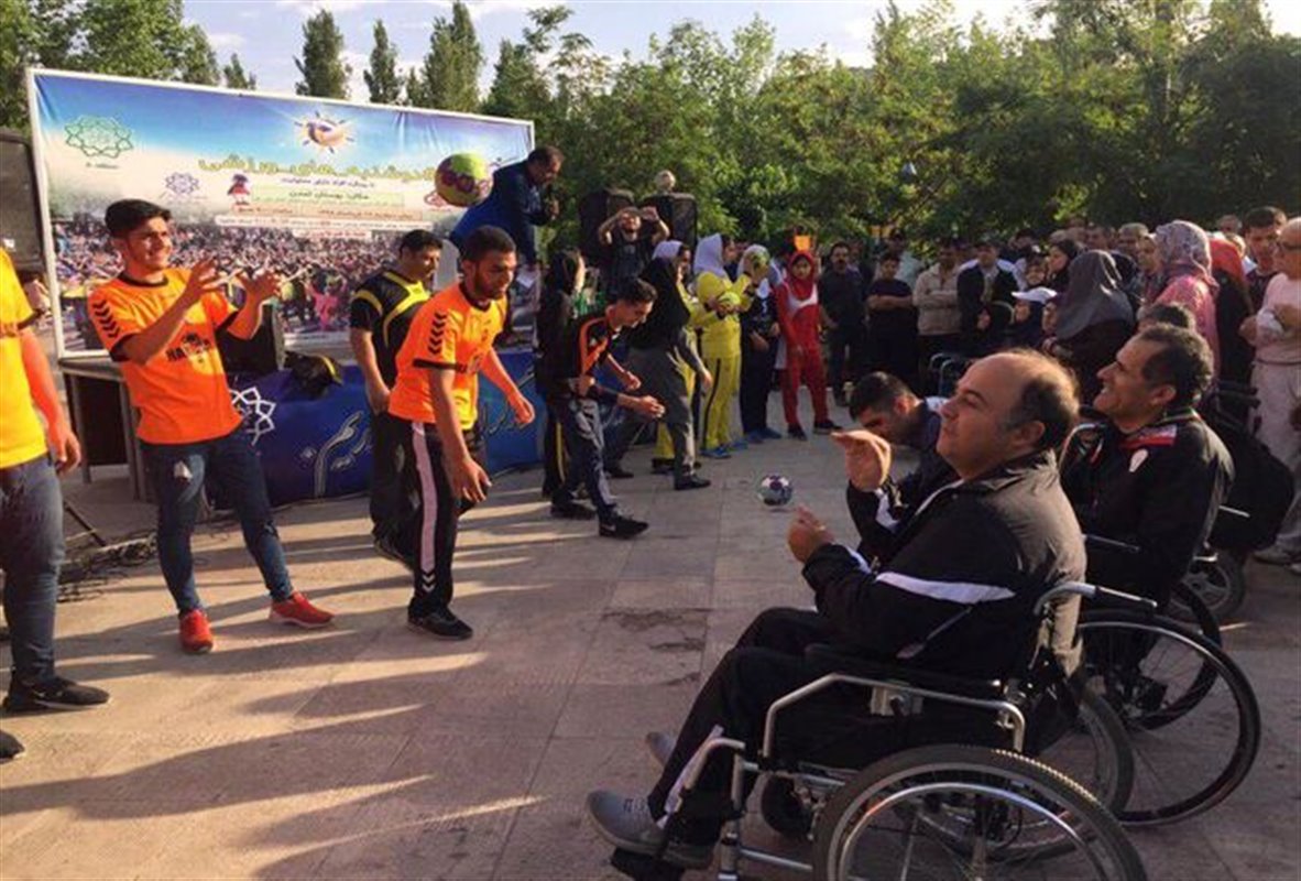 معلولان پایتخت به پویش دوشنبه‌های ورزشی پیوستند 