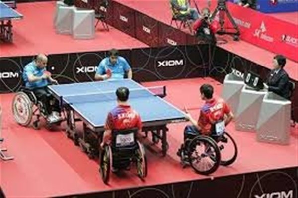 حضور دو برابری ورزشکاران تنیس‌روی میز معلولان در بازی های پاراآسیایی جوانان 