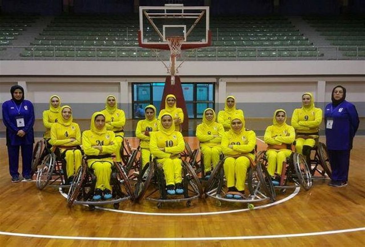 تیم ملی بسکتبال با ویلچر بانوان ایران به عنوان نایب قهرمانی دست یافت 