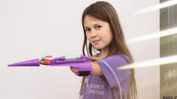 ساخت دست مصنوعی Project Unicorn توسط دختر نوآور یازده ساله