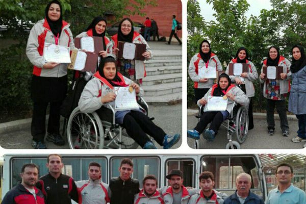 دوندگان قزوینی در رقابت های جانبازان و معلولین کشور خوش درخشیدند