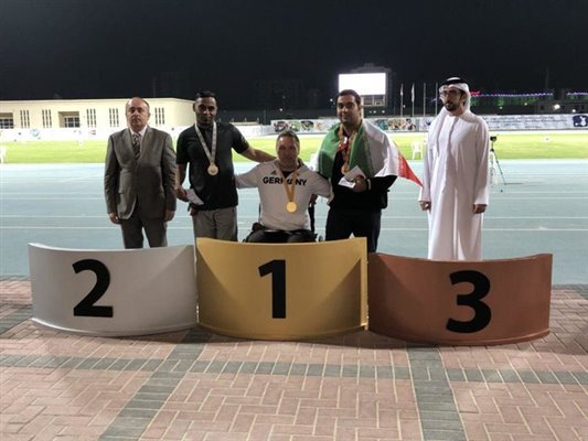 کسب شش مدال دیگر توسط دوومیدانی کاران معلول در امارات