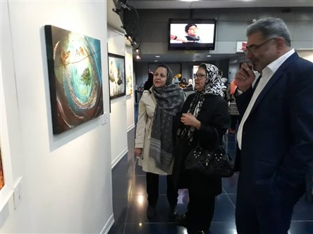 افتتاحیه نمایشگاه نقاشی " هنر فراتر از محدودیت‌‌ها" در گالری پردیس ملت
