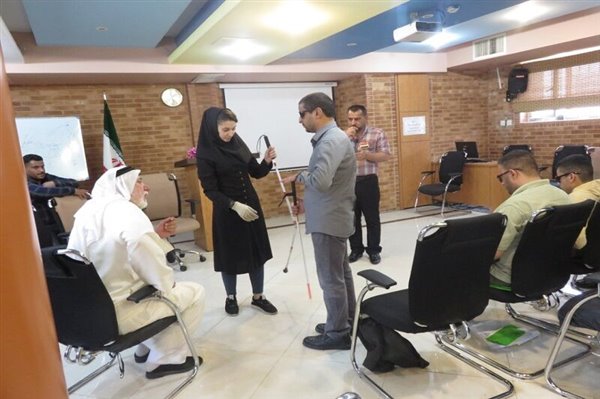 توانمندسازی بدون مرز نابینایان در شیراز 