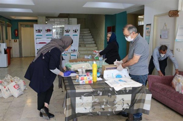 توزیع 110 بسته حمایتی و بهداشتی برای کارآموزان رعد