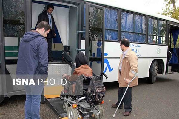 حمل و نقل عمومی معلولان در بجنورد رایگان شد